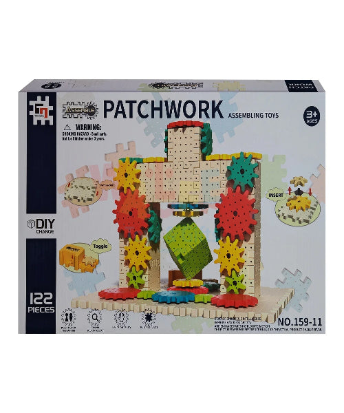 Patchwork Assembling Toys – STEM Gear Building Set
