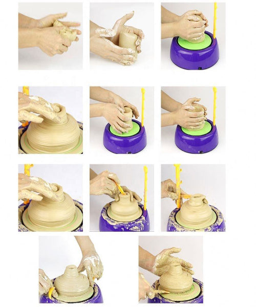 Lehoo Toys STEM Science DIY Toys Pottery Wheel Explorative Educational Toys for Children