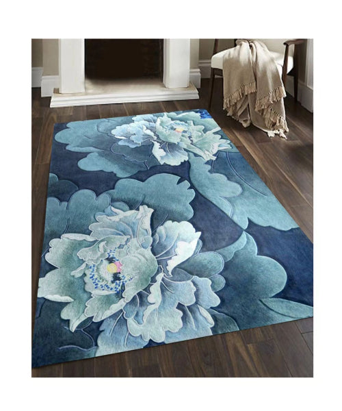 3D Visual Floral Diatomite Floor Mat – Super Absorbent & Non-Slip