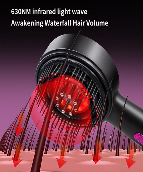 Hair Scalp Massager Oil Applicator Electric Scalp Massaging Brush Rechargeable Head Deep Massage Comb