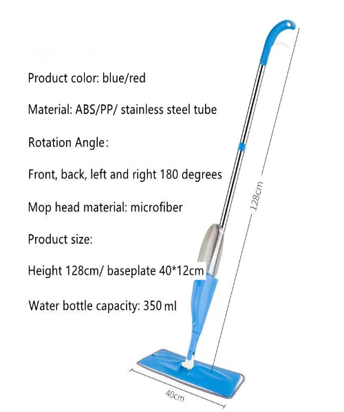 Healthy Spray Mop – 3-in-1 Floor Cleaner for All Surfaces