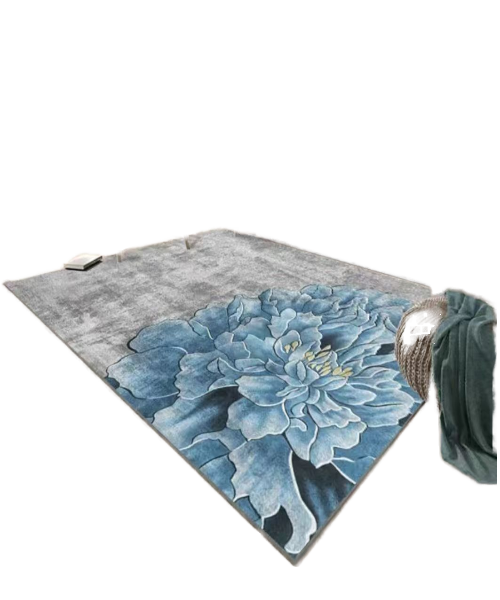 3D Visual Floral Diatomite Floor Mat – Super Absorbent & Non-Slip