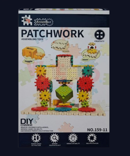 Patchwork Assembling Toys – STEM Gear Building Set