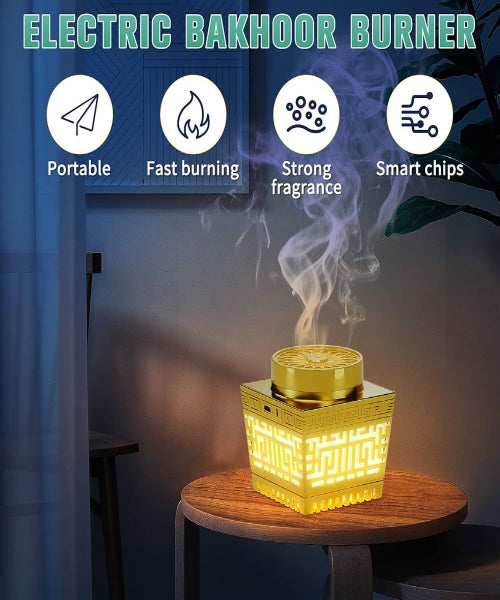 Starts with key product type: Luxury Electric Car Bakhoor Burner