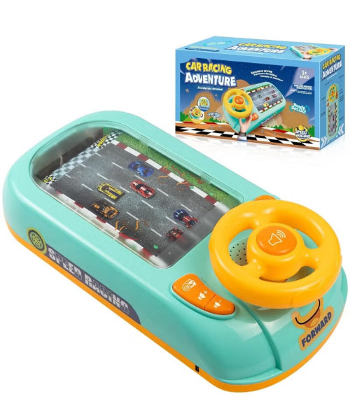 Wholesale Children's Racing Game Simulation Driving Steering Wheel Desktop Educational Toy Adventure