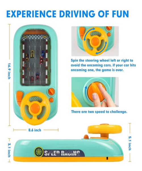 Wholesale Children's Racing Game Simulation Driving Steering Wheel Desktop Educational Toy Adventure